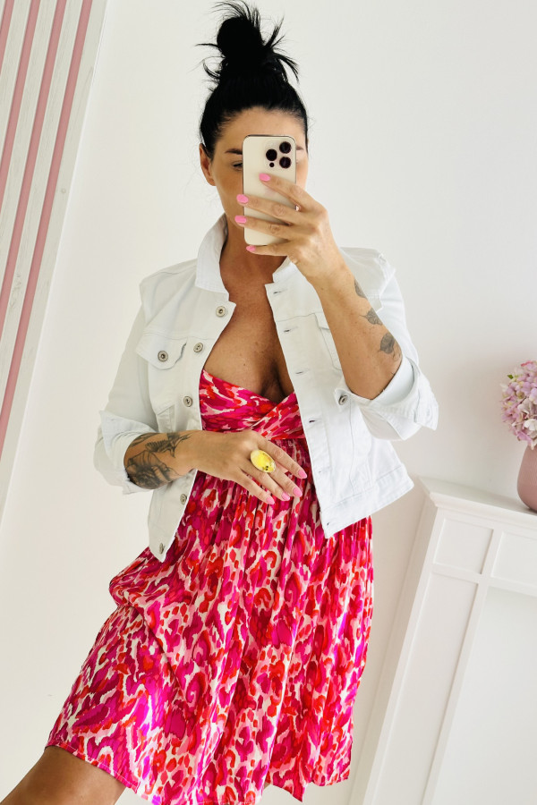 Sukienka ALOHA MOOD MINI - różowa 1