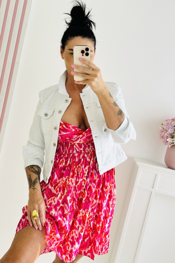 Sukienka ALOHA MOOD MINI - różowa 2