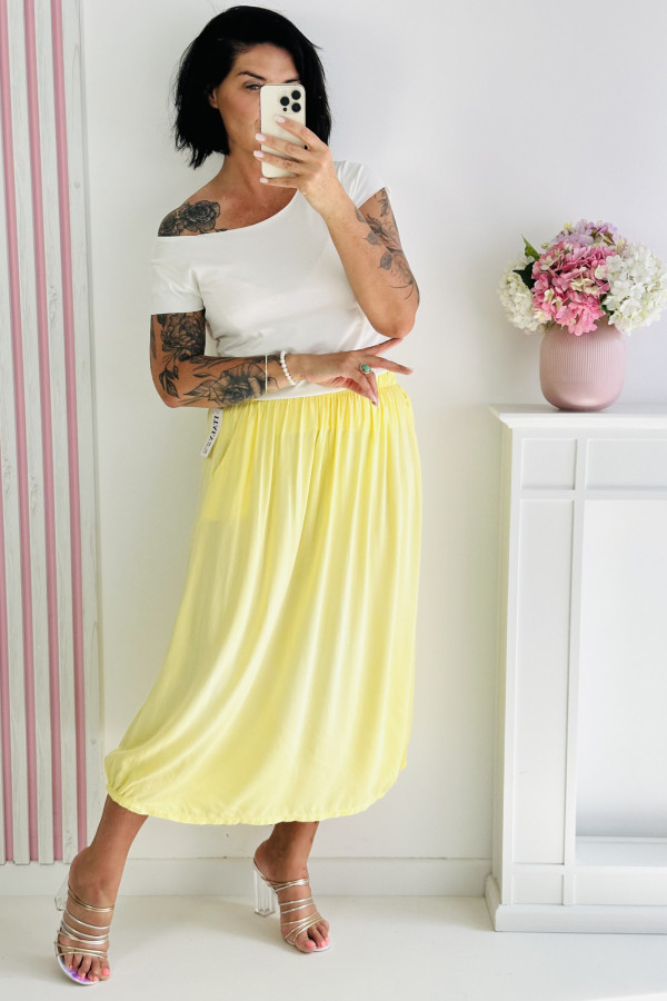 Spódnica HOT YELLOW - żółta