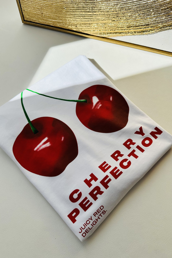 Bluzka SWEET CHERRY - biała 3