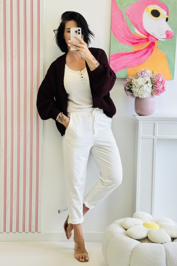 Sweter LISA - burgund
