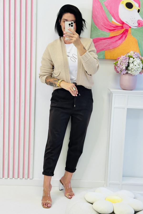 Sweter CLASSY - beżowy