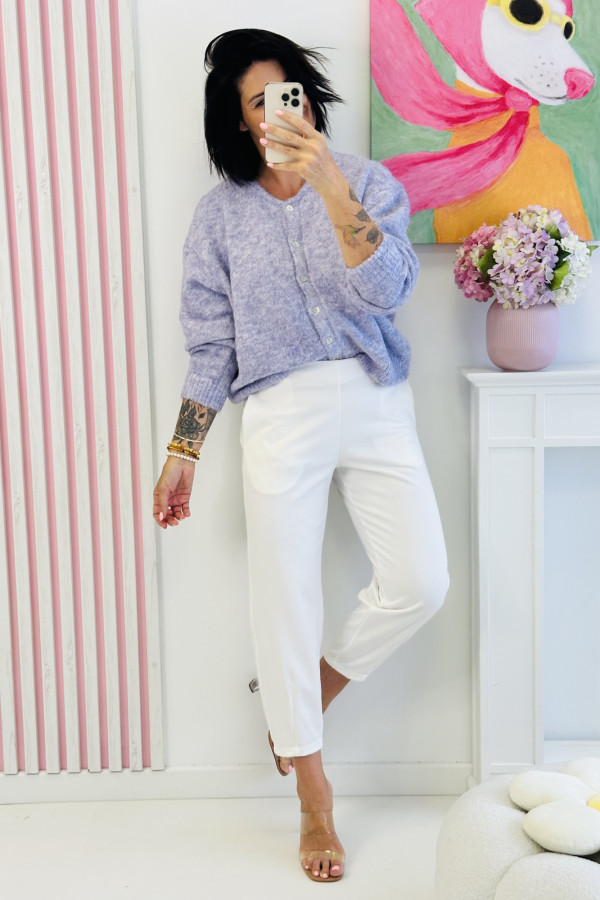 Sweter LILI - fioletowy