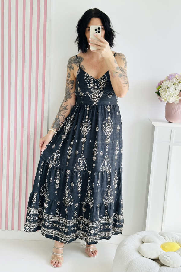 Sukienka MISS - czarna