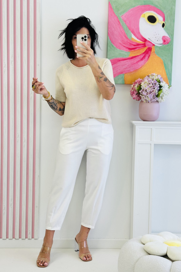 Sweter LUFFY - kremowy