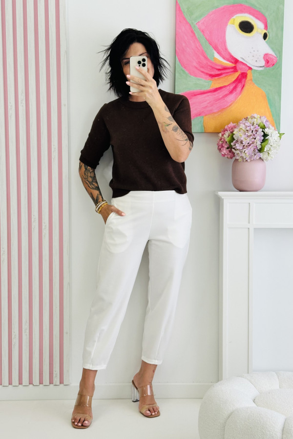 Sweter LILO - brązowy
