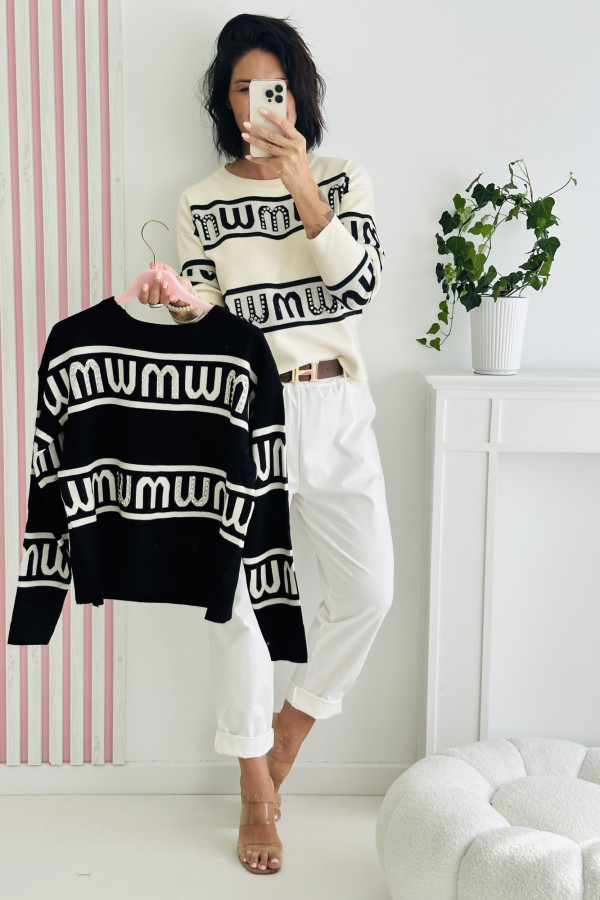 Sweter MIU - czarny