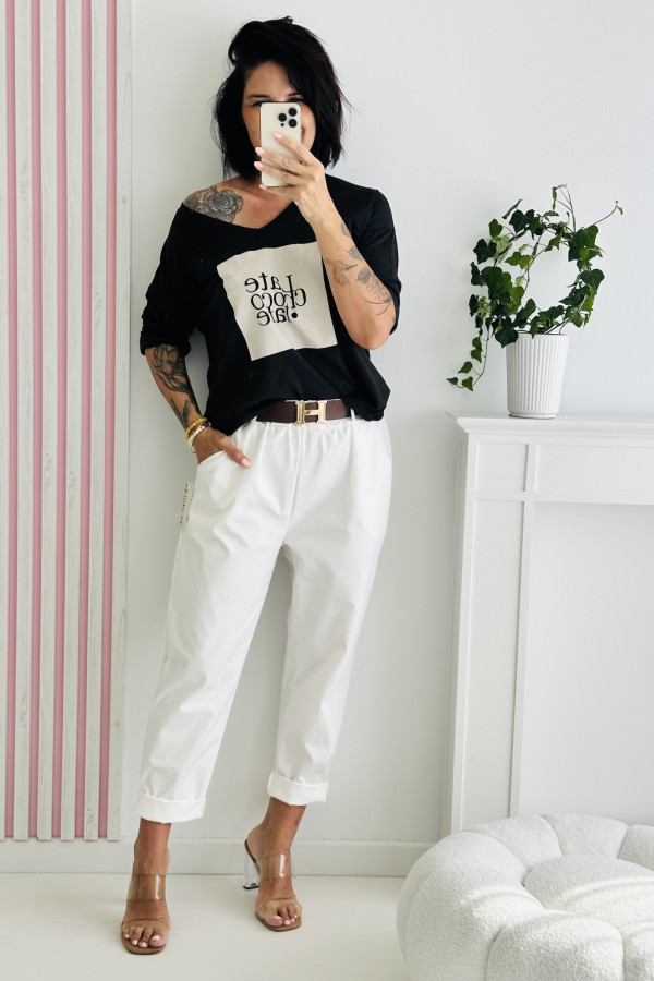 Bluzka LAZY DAY - czarna