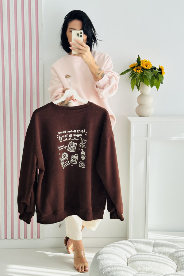 Bluza LITTLE CHEFF - brązowa 1
