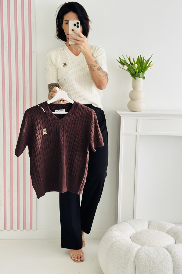 Sweter BABY BEAR - brązowy