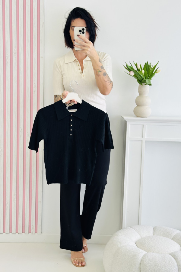Sweter FIT - czarny