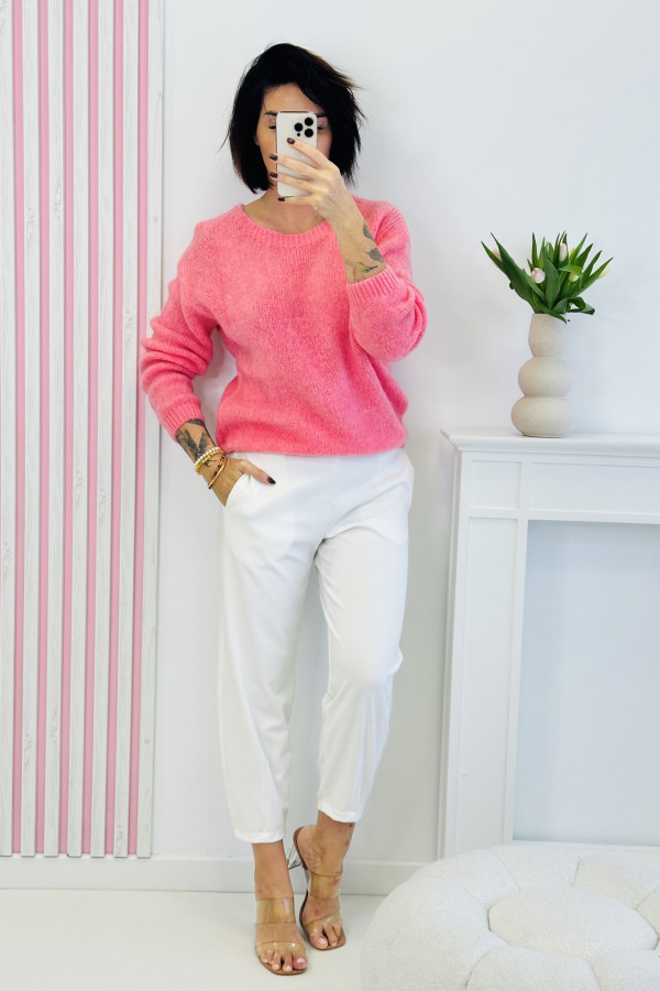 Sweter CLOE - różowy