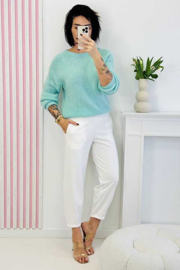 Sweter CLOE - miętowy