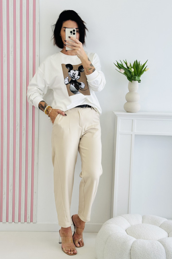Bluza CUTE ANIMAL - biała