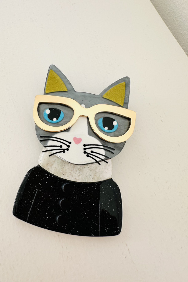 Broszka CATS- multikolor