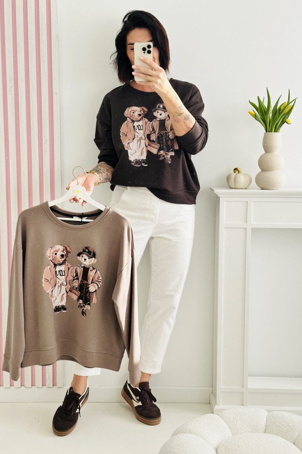 Bluza FRIENDS - jasno brązowa