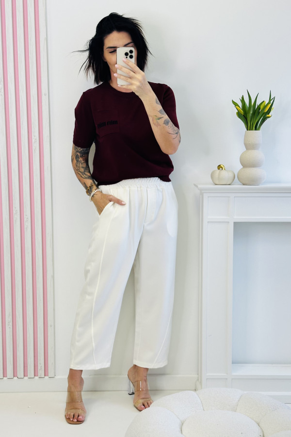 Sweter MINI - burgund