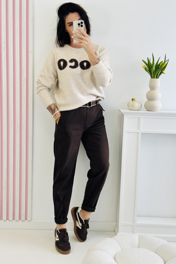 Sweter COCO - beżowy