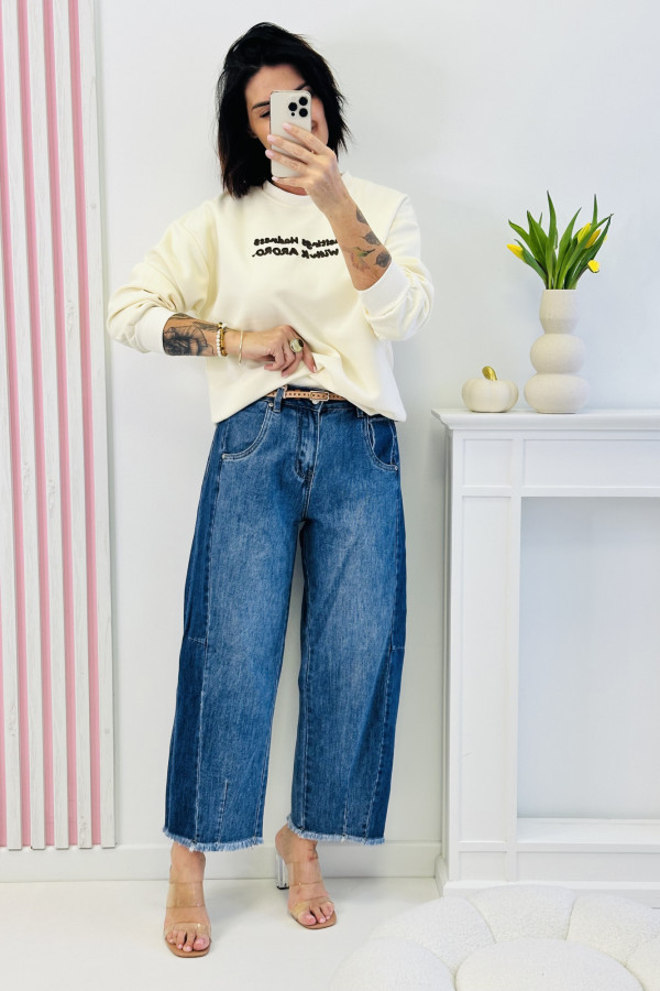 Spodnie AQUA - niebieskie